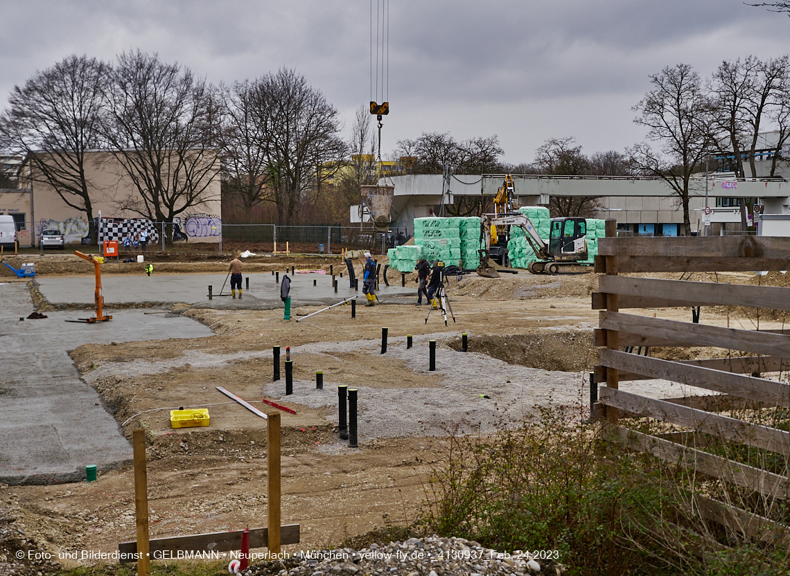 24.02.2023 -  Baustelle Haus für Kinder in Neupelach Quiddestraße 3